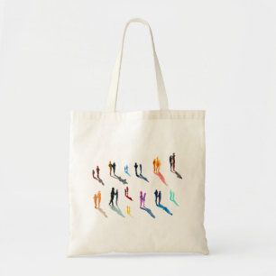 Tote Bag Les gens art aquarelle fine art