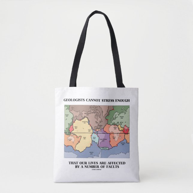 Tote Bag Les Géologues Ne Peuvent Pas Assez Stress Affectés (Devant)