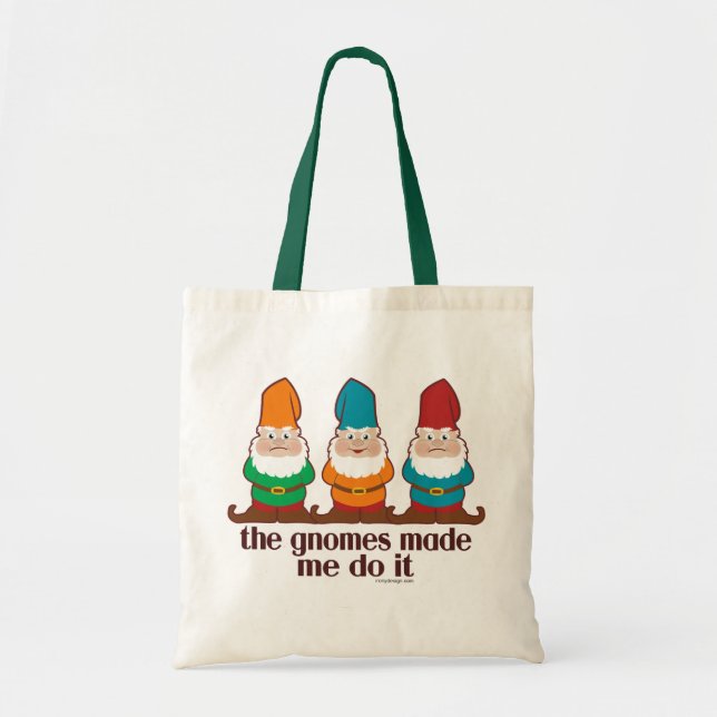 Tote Bag Les Gnomes M'Ont Fait Le Faire (Devant)