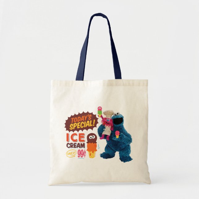 Tote Bag Les gourmands de Monster | Spécial d'aujourd'hui (Devant)