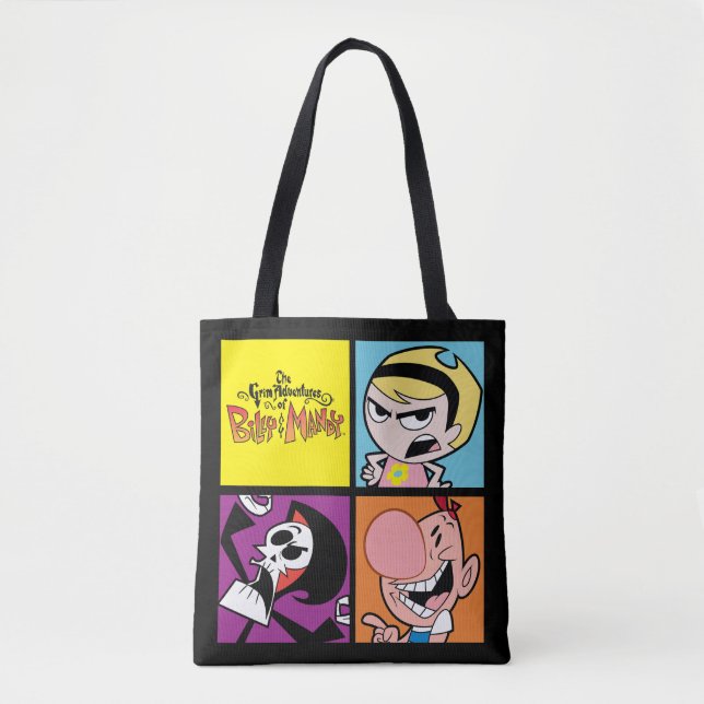 Tote Bag Les Grandes Aventures de Billy & Mandy Character A (Devant)