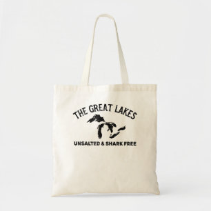Tote Bag Les Grands Lacs non salés et sans requin Michigan
