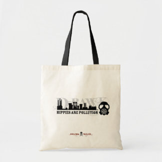 Tote Bag Les HIPPIES SONT POLLUTION Fourre-tout qui