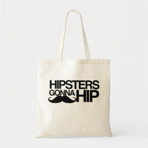 Tote Bag Les Hipsters Vont Hip Stache