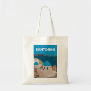 Tote Bag Les îles grecques de Santorin