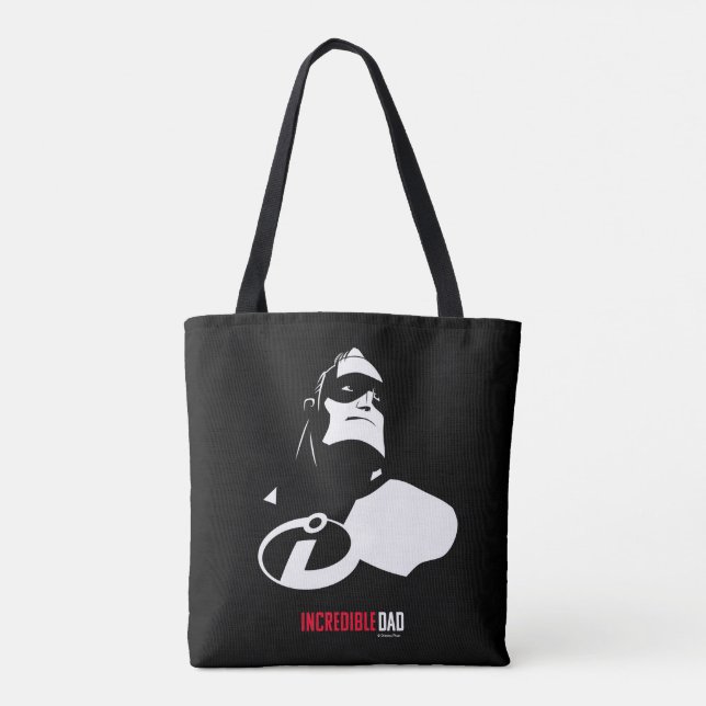 Tote Bag Les Incroyables 2| Papa incroyable (Dos)