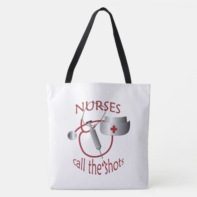 Tote Bag Les infirmières appellent les chaussures AOPLT (Devant)