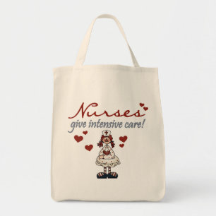 Tote Bag Les infirmières donnent des T-shirts et des cadeau