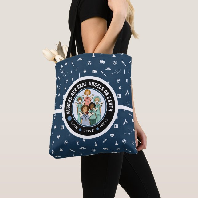 Tote Bag Les infirmières sont de vrais anges (De près)