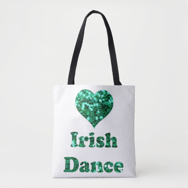 Tote Bag Les Irlandais d'amour dansent double face (Devant)