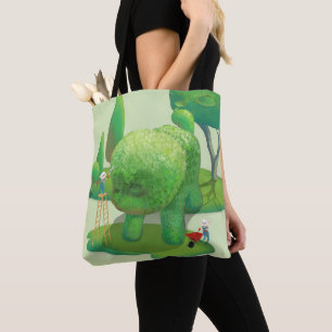 Tote Bag Les jardiniers de chats et les animaux verts
