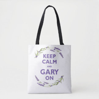 Tote Bag Les jeunes vivant "gardent le calme et Gary sur"