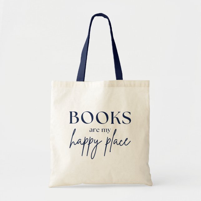 Tote Bag Les Livres Sont Mon Heureux Amateur De Livre De Pl (Devant)