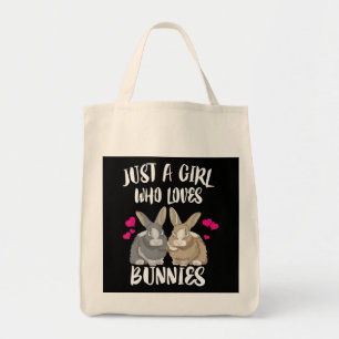 Tote Bag Les Loves Bunnies de Just Girl   Bunny