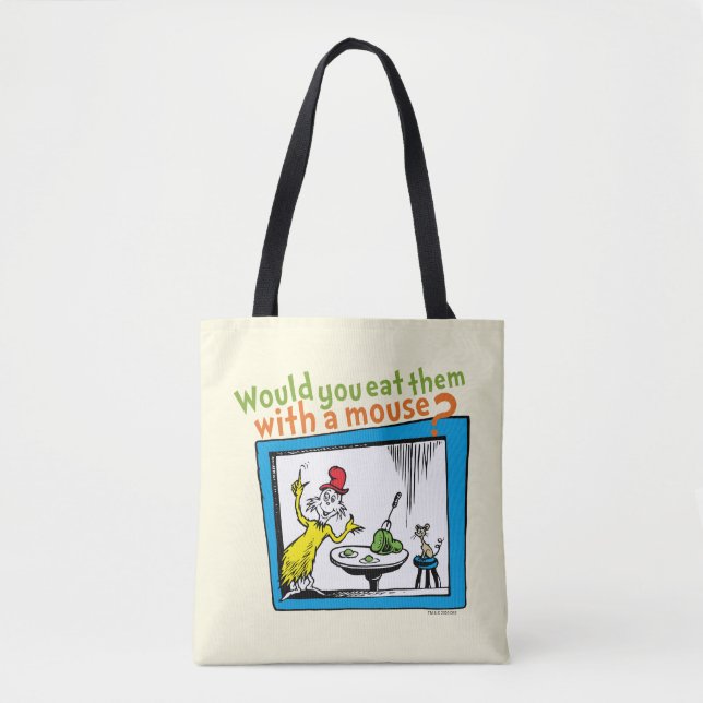 Tote Bag Les mangeriez-vous avec une souris? (Devant)
