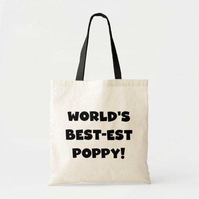 Tote Bag Les meilleurs cadeaux de coquelicot du monde de Bl (Devant)