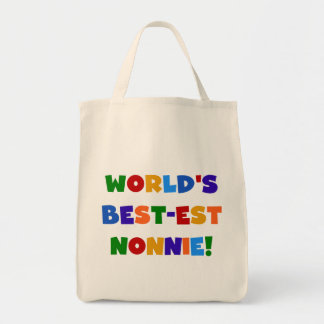 Tote Bag Les meilleurs cadeaux de couleur vive Nonnie du mo