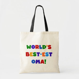 Tote Bag Les meilleurs cadeaux Oma Bright Colors du monde