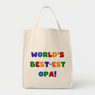 Tote Bag Les meilleurs cadeaux Opa Bright Colors du monde