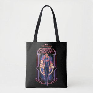 Tote Bag Les merveilles Capitaine Marvel Caractère Graphiqu