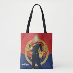 Tote Bag Les Merveilles Capitaine Marvel Cutout Graphique