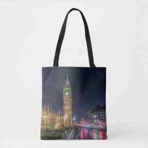 Tote Bag Les monuments   Big Ben la nuit