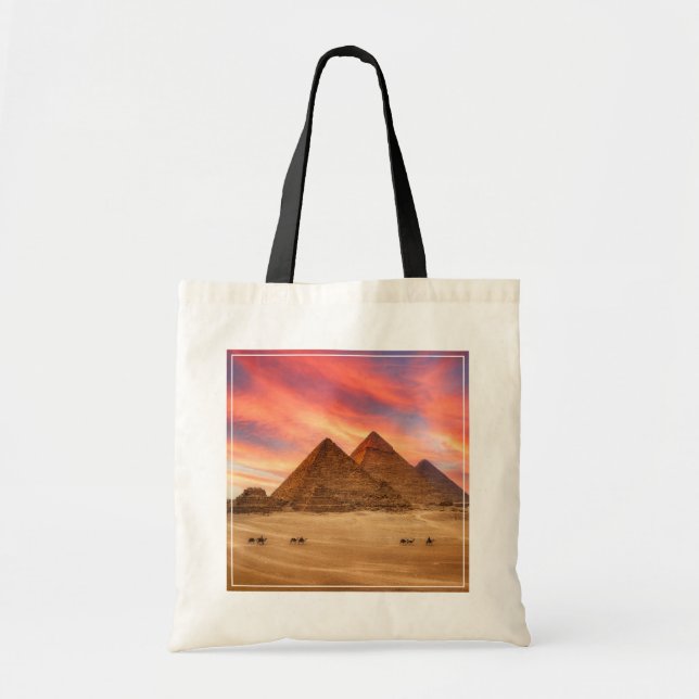 Tote Bag Les monuments | Les grandes pyramides (Devant)