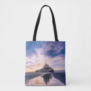 Tote Bag Les monuments Mont Saint-Michel, Normandie Franc