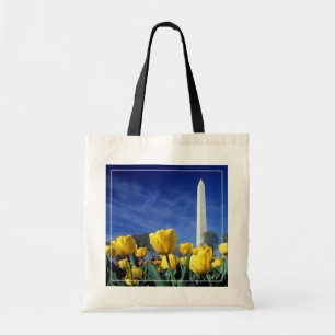 Tote Bag Les monuments Washington Monument au printemps