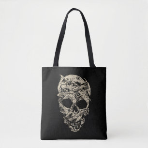 Tote Bag Les morts disent non au crâne