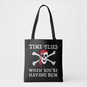 Tote Bag Les mouches du temps quand vous avez du rhum