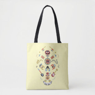 Tote Bag Les Muppets Electric Mayhem Iconic Shape Graphic