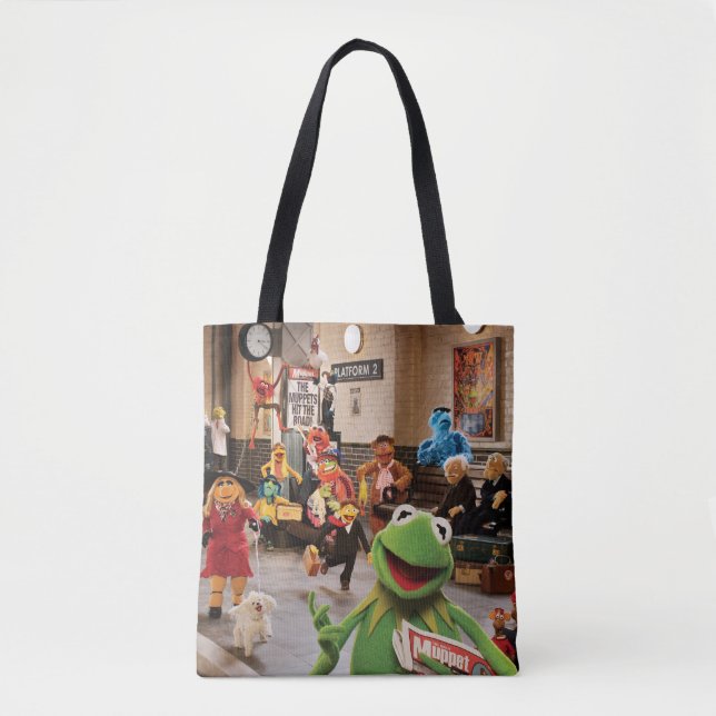 Tote Bag Les Muppets les plus Recherchés| Kermit en avant (Devant)