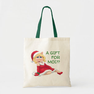 Tote Bag Les Muppets   Mlle Piggy Santa Claus