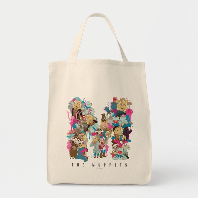 Tote Bag Les Muppets | Monogramme 2 des marionnettes (Devant)