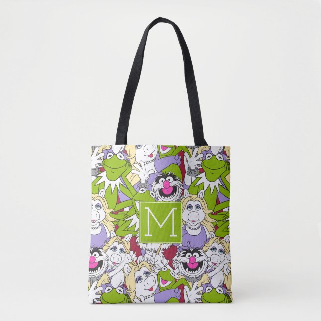 Tote Bag Les Muppets| Motif surdimensionné de monogramme (Devant)