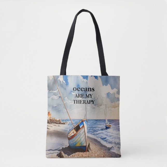 Tote Bag Les océans sont ma conception thérapeutique (Devant)