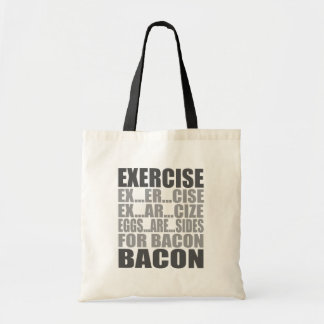 Tote Bag Les oeufs d'exercice sont lard de côtés