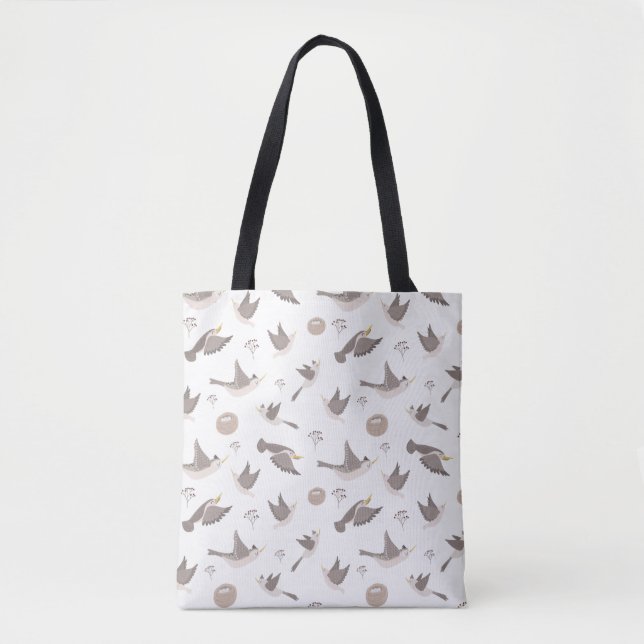 Tote Bag Les oiseaux prennent le vol (Devant)