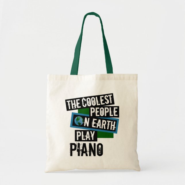 Tote Bag Les personnes les plus fraîches sur le piano de (Devant)