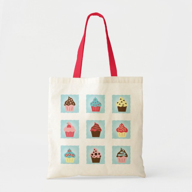 Tote Bag Les petits gâteaux charmants (Devant)