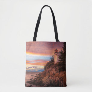 Tote Bag Les phares   Parc national Acadia Maine