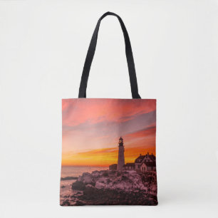 Tote Bag Les phares   Portland Head Cape Elizabeth Maine