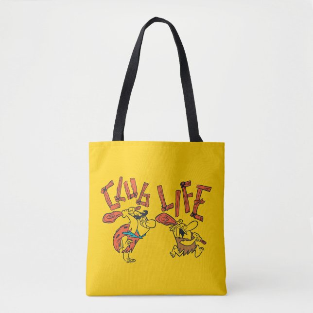 Tote Bag Les Pierrafeu | Fred & Barney - Club Life (Devant)