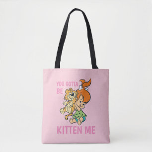 Tote Bag Les Pierrafeu Galets et son tigre