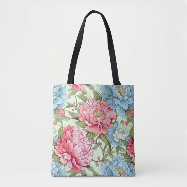 Tote Bag Les pivoines taïwanaises (Devant)