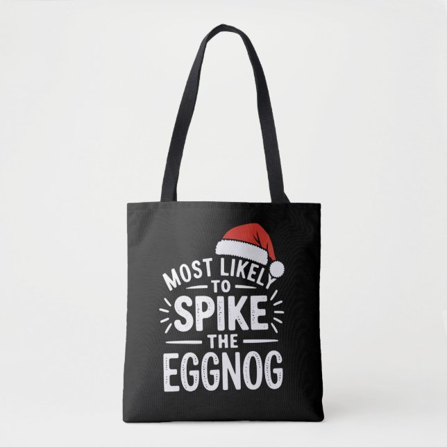Tote Bag Les Plus Susceptibles D'Aiguiller Le Matching Noël (Devant)