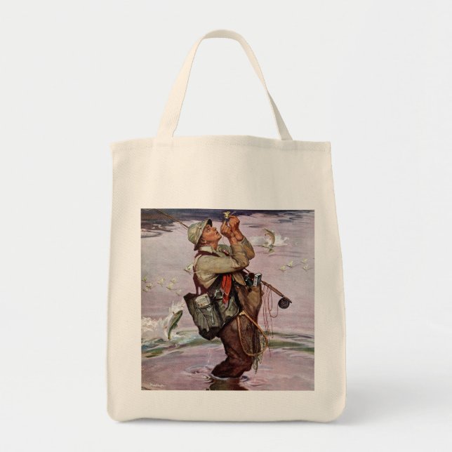 Tote Bag Les poissons sautent (Devant)