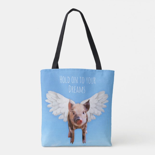 Tote Bag Les porcs pourraient voler (Dos)