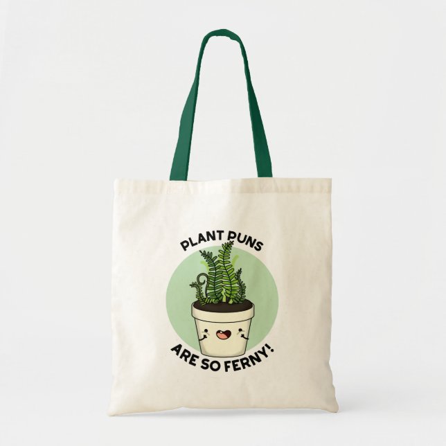 Tote Bag Les Puns plantes Sont Tellement Fous Fils Fils (Devant)